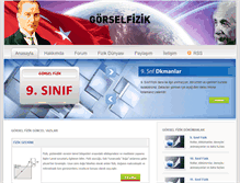 Tablet Screenshot of gorselfizik.com